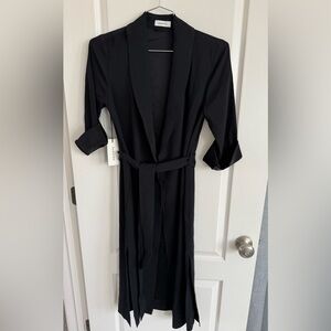 Babaton Black Open Front Jacket